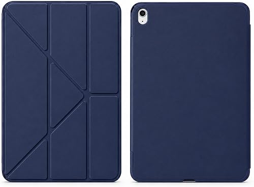 Nextway Origami Smart Folio Case Compatible with iPad 10.2-Inch (9th/8th/7th Generation), Multi-Angle Stand, Auto Wake & Sleep, Slim Protective Cover, Blue
