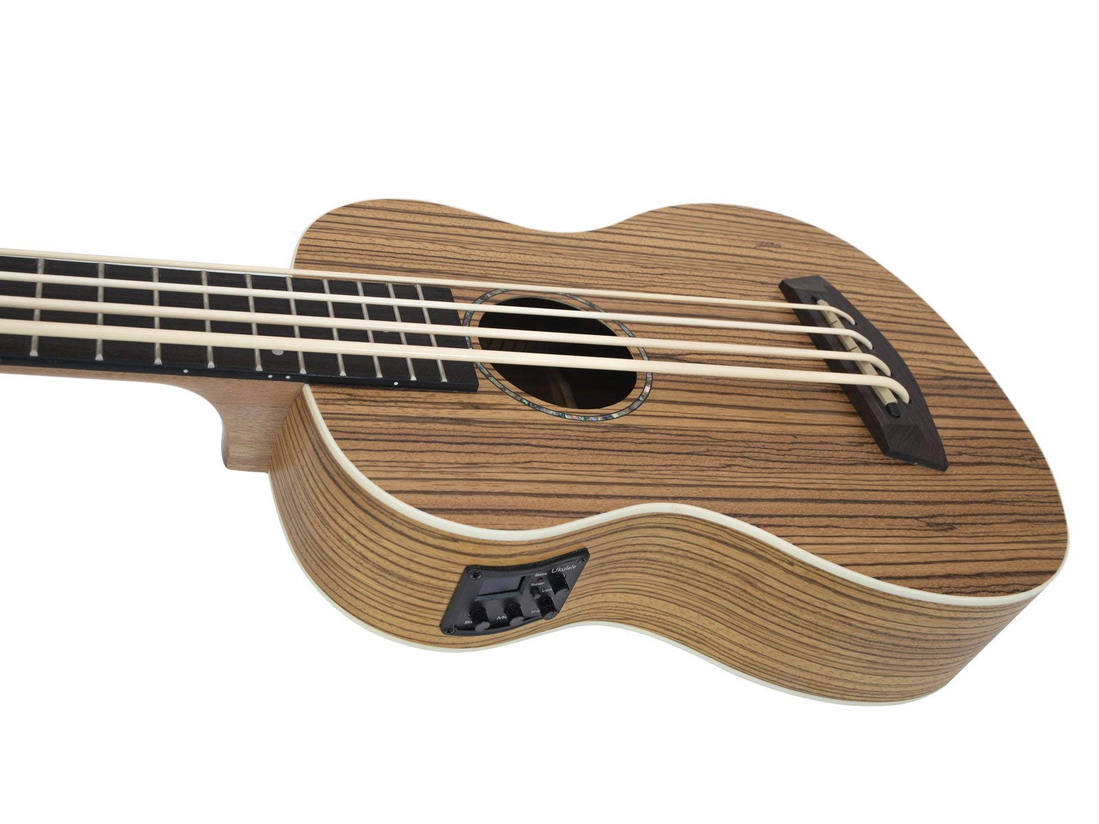 DIMAVERY UK-700 Bass-Ukulele. Zebra (26255850)