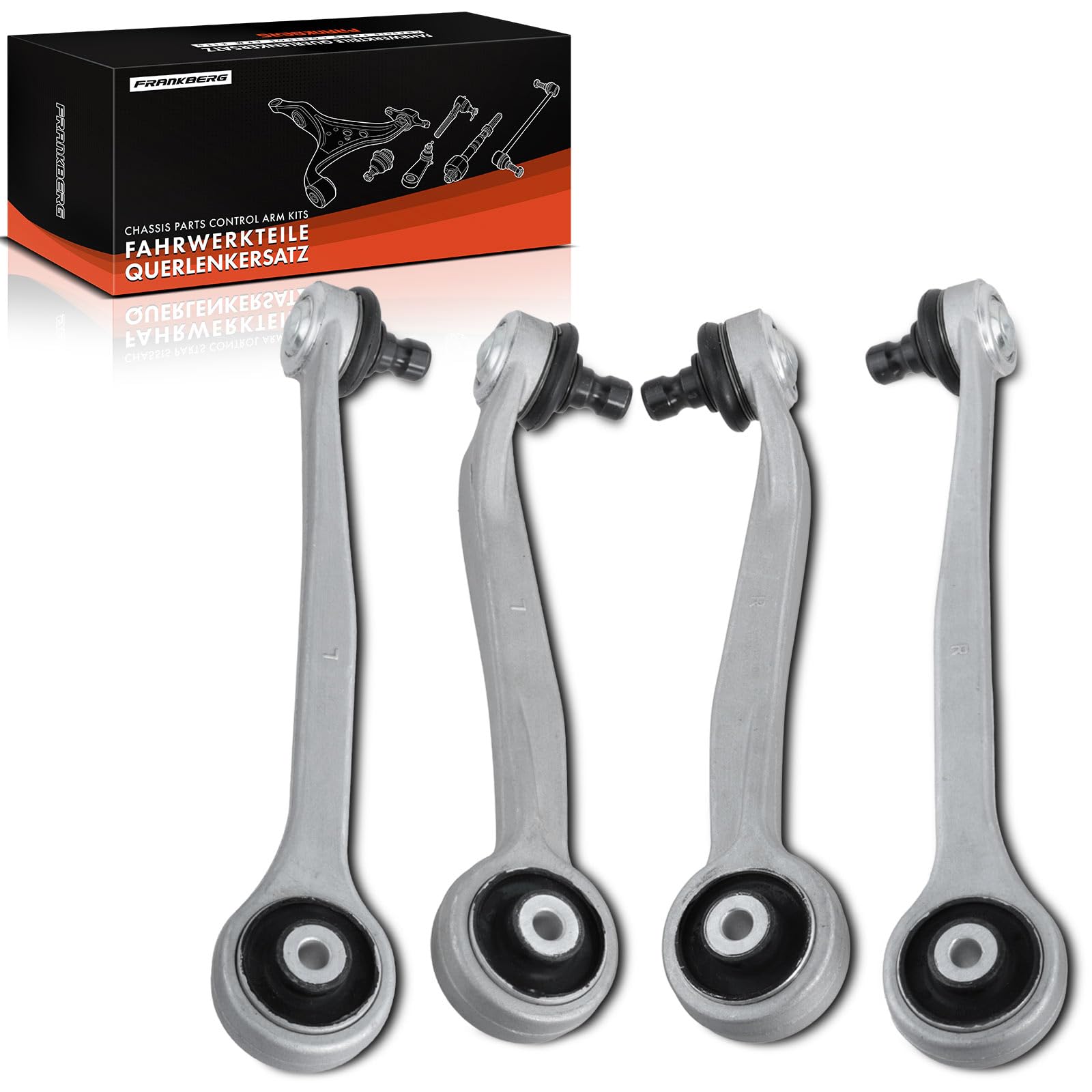 Frankberg 4 brazos de control superiores delanteros | Compatible con: A4 Avant 8K5, A5 Sportback 8TA, A5 8T3, A4 8K2, A5 Cabriolet 8F7