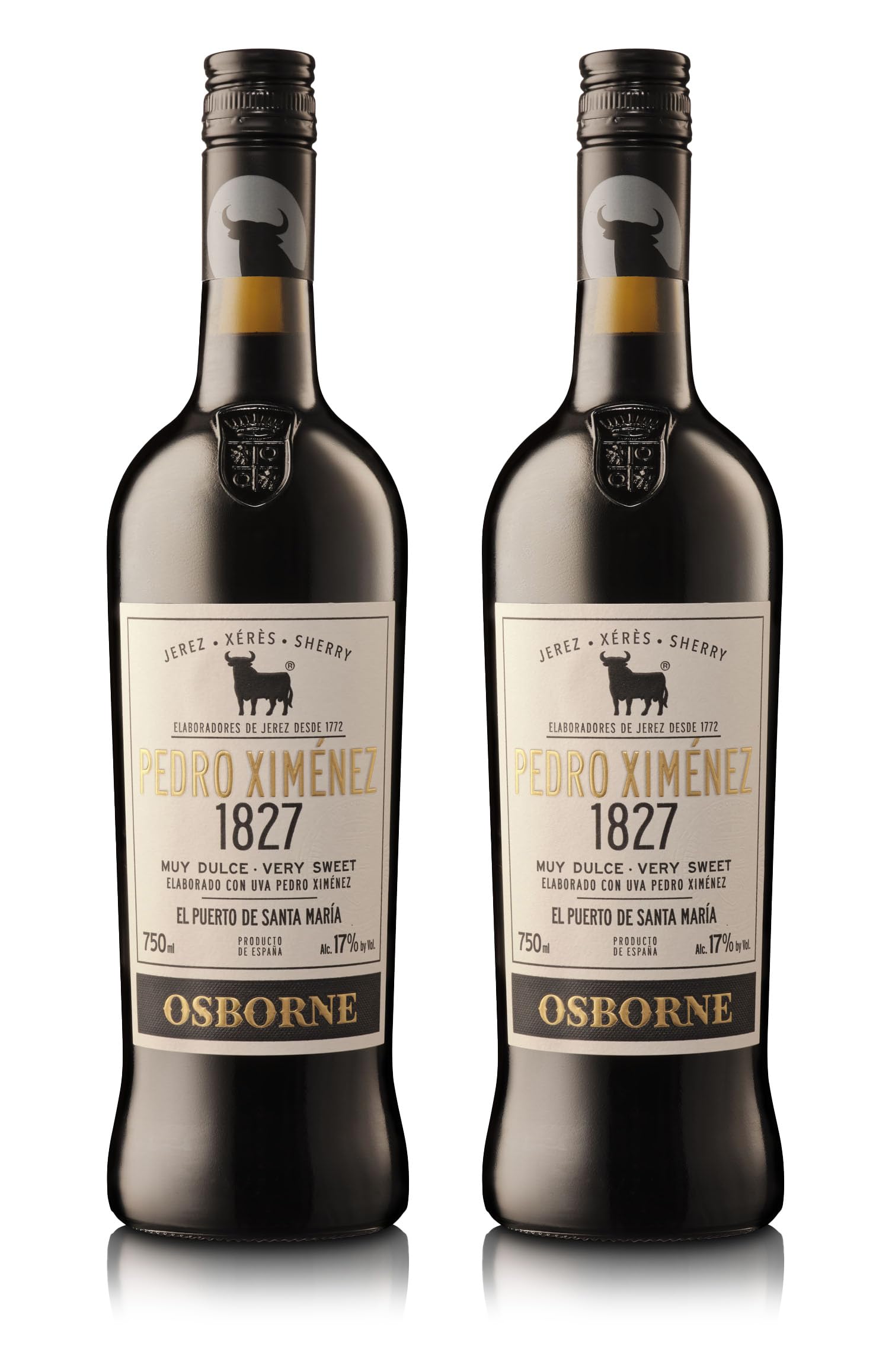 Osborne 1827 Pedro Ximenez Sherry, 75cl (Pack of 2) : Amazon.co.uk