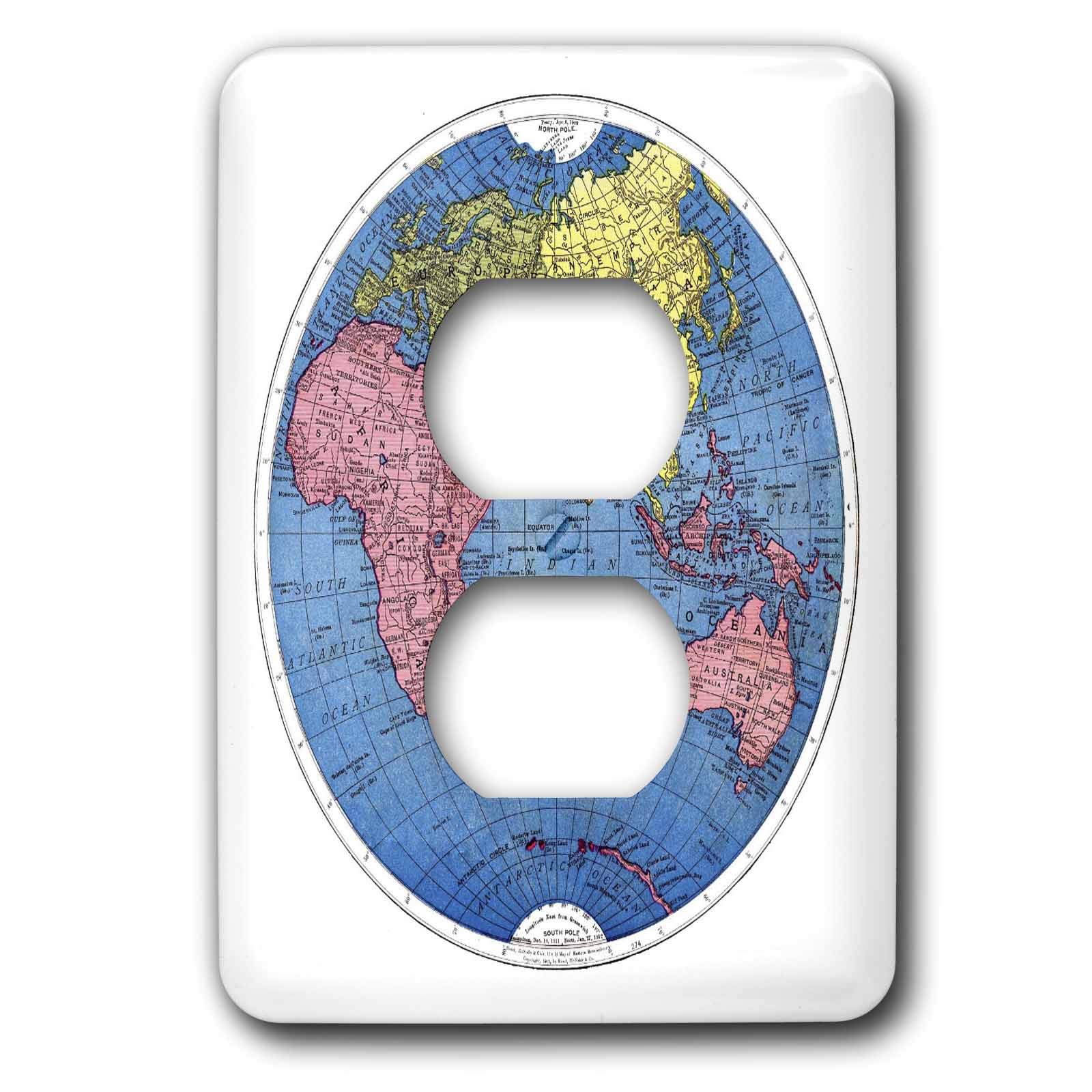 Carte du monde 2 cache prise pour sublimer une chambre d'enfant
