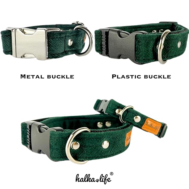 Foto 6 de 6 de Collares de terciopelo para perro o gato, collares gruesos y duraderos