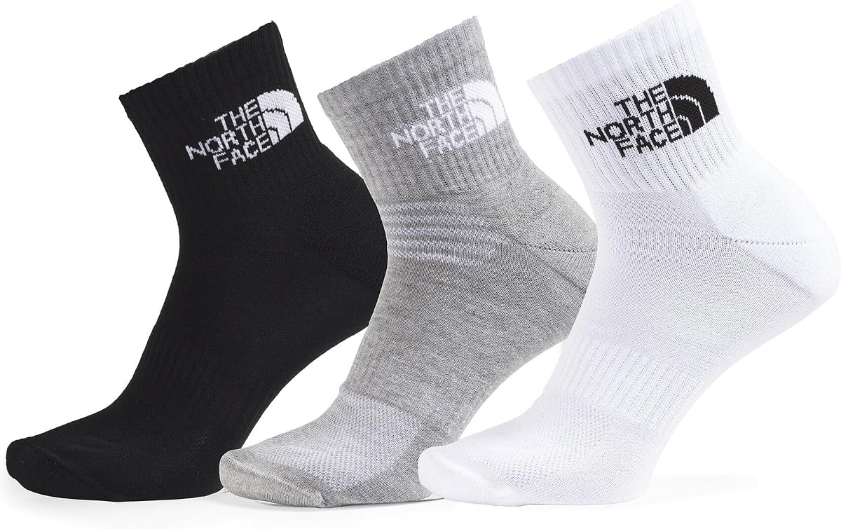 Multisport Cush Quarter Sock | 3-pack, Breathable Athletic Socks for Men & Women, Light Cushion & Ribbed Cuff