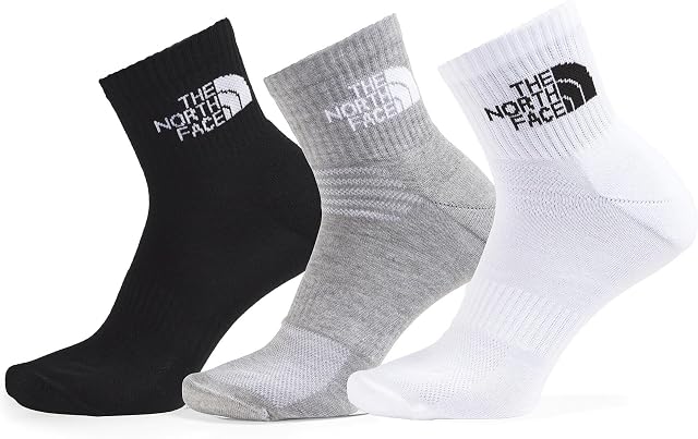 The North Face Multi Sport Cush Quarter Sock 3p Calzini Unisex - Adulto (Pacco da 3)