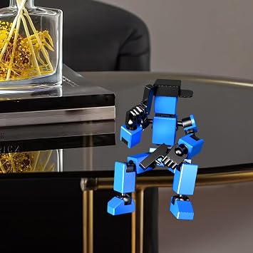 Motion Figures,Movable Versatile Hero Flexible 3D Printed - Complete Action Figure Set For Robot Enthusiasts, Kids & Friends