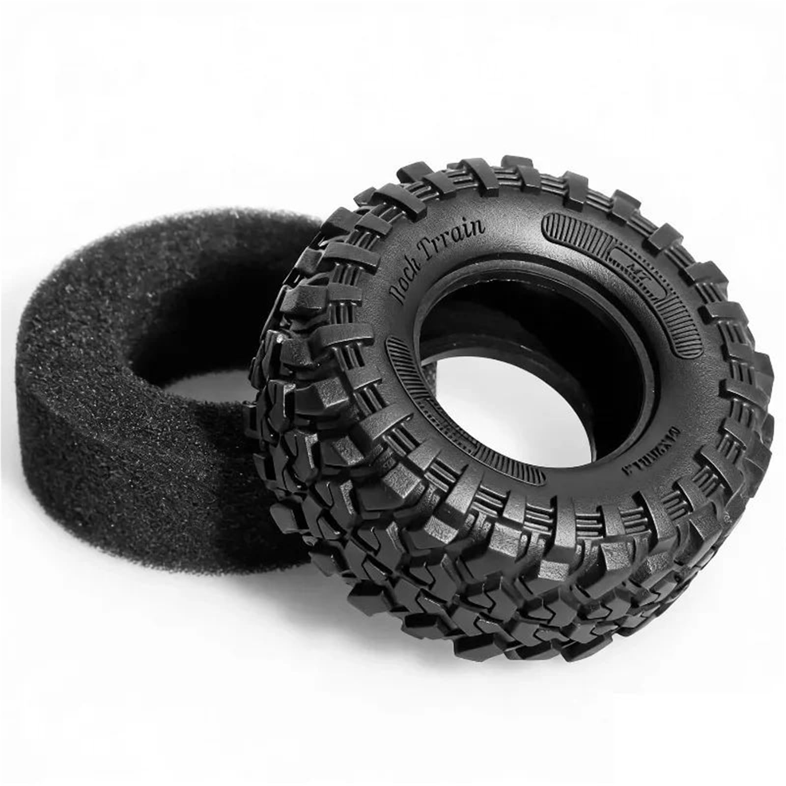 Per Trx4m Per Axial Per Scx24 Trxs Ax24 1/18 1/24 Rc Auto 4 Pezzi 1.3In Pneumatici Cingolati Morbida Gomma Appiccicosa Diametro Esterno 64mm Ricambi Modellini RC