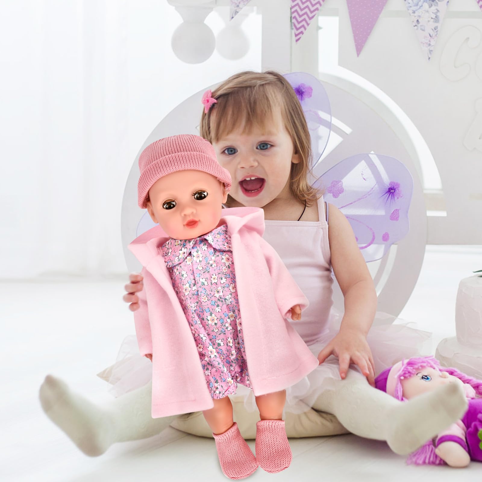 VETEMENT - ACCESSOIRE POUPEE,B7--Vêtements de poupée bébé, Mini manteau