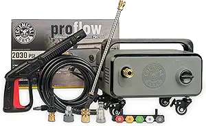 Chemical Guys EQP408 ProFlow Performance Electric Pressure Washer PM2000, 14.5-Amp, 2030 Max PSI, Max 1.77 GPM, Includes 5 Full Range QC Tips, Cleans Cars, Patios, Driveways, Homes and More