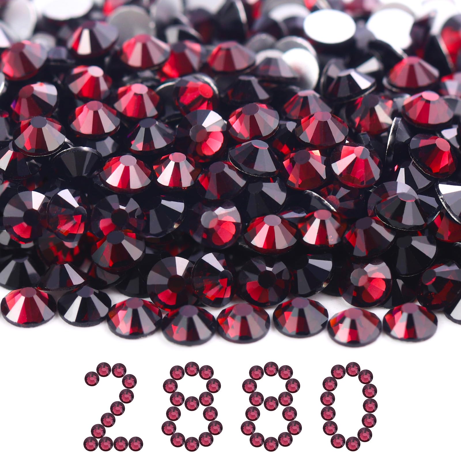 2880PCS Purple Flatback SS30 Rhinestones Bulk(6.3-6.5mm)