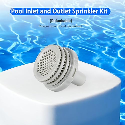 Miniatura 5 de 11070 y 11072 Filtro de piscinaconector de filtro de repuesto para Intex 25022E, para todos los conectores de entrada y salida de piscina en el