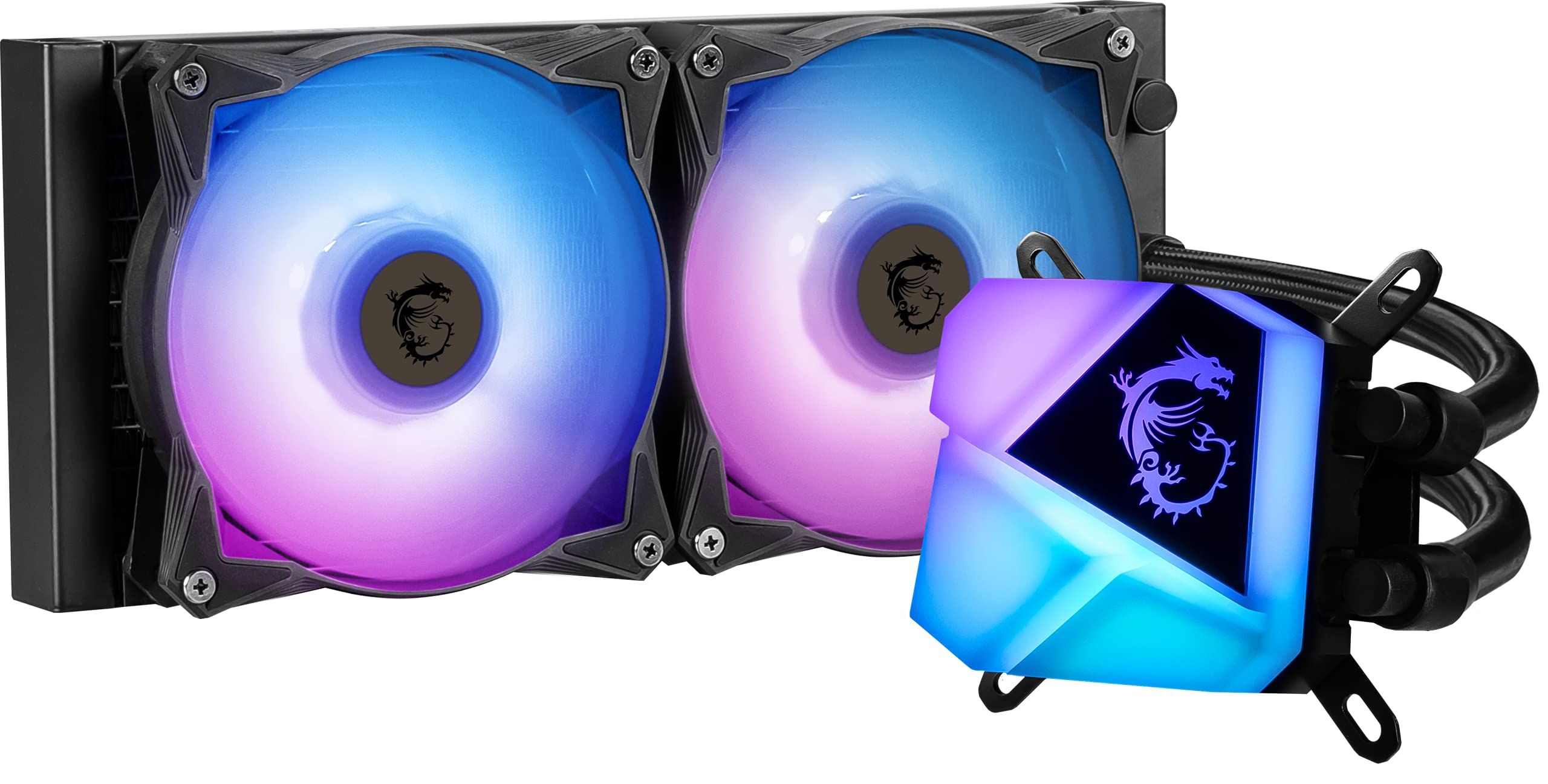 MSI MAG CORELIQUID C280 Liquid CPU Cooler '280mm Radiator, 2x 140mm