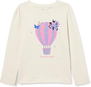 بلوزة لارا للبنات من نايم ات، لون وايتكاب جراي، مقاس 104