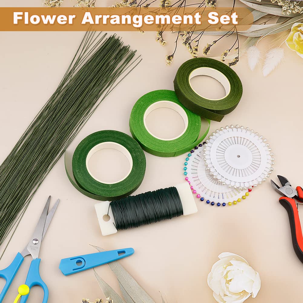 Kit Composizione Floreale Wymaodan - 6 Strumenti Per Bouquet Fai Da Te, Con Nastri E Fili - Foto 3