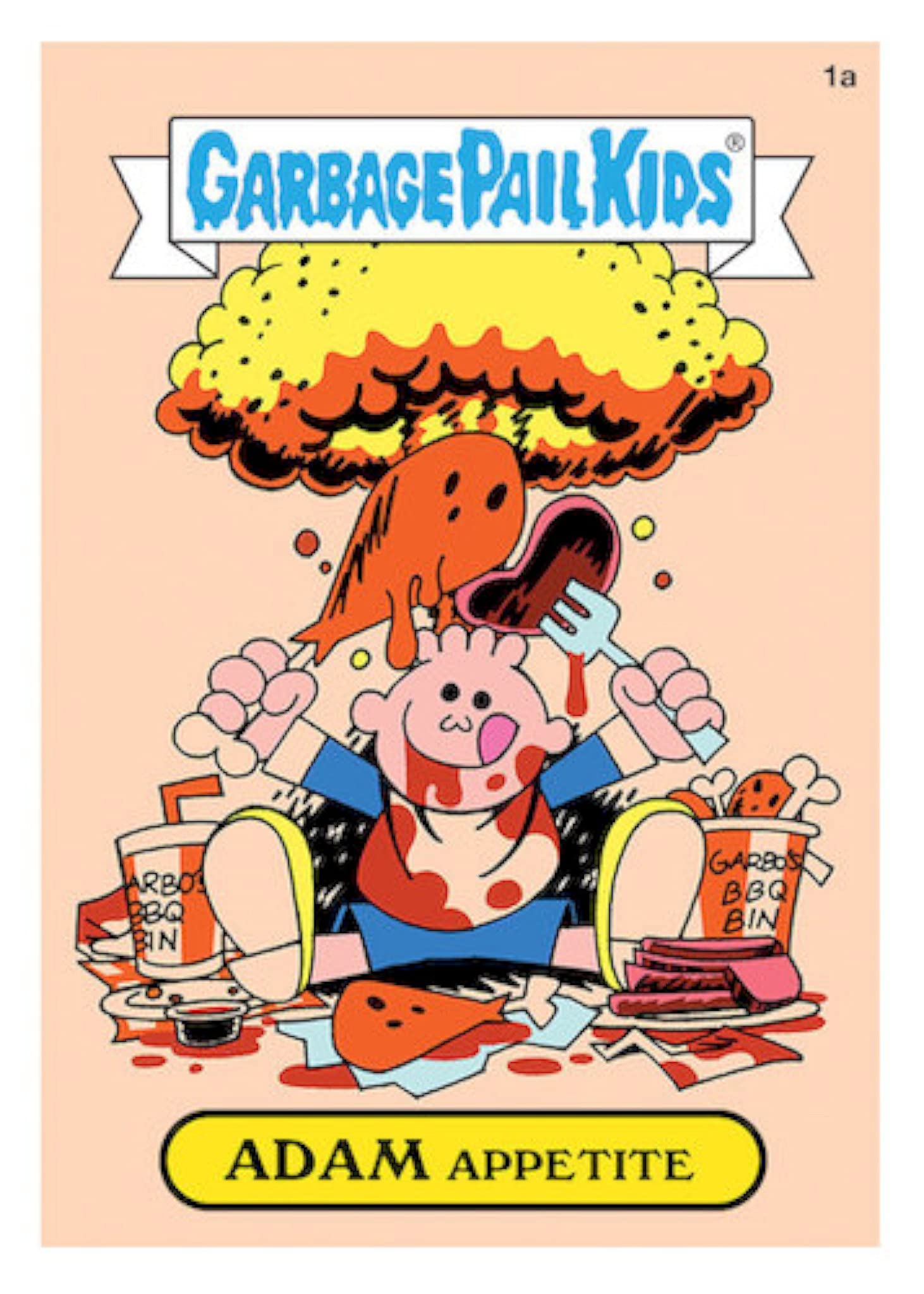 gpk food fight rare cards Garbage Pail Kids Topps Trading Card Pack Opening Buy GPK Food Fight Yellow