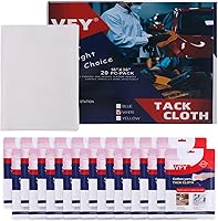 VFY Tack Cloth 20-Pack: High-Tack White Cotton Rags, 18x36", 20x16 Mesh, Silicone-Free, Anti-Static for Woodworking & Auto Painting Prep