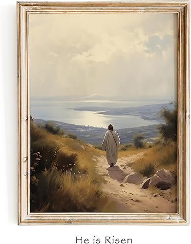 Vista 23 de Set of 4 Bible Story Wall Art, Christian Wall Art, Jesus Wall Decor, Christian Wall Decor, Scripture Wall Art, Christian Gifts for Women