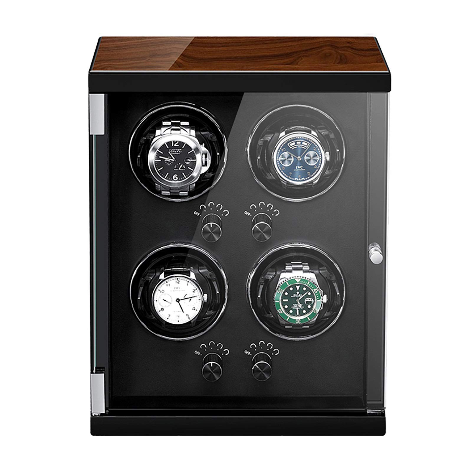 Support de montre, remontoir pour montres automatiques - Remontoir de montre automatique, organisateur de présentation de montre mécanique, boîtier de montre de luxe, support de rangement, moteur ultr