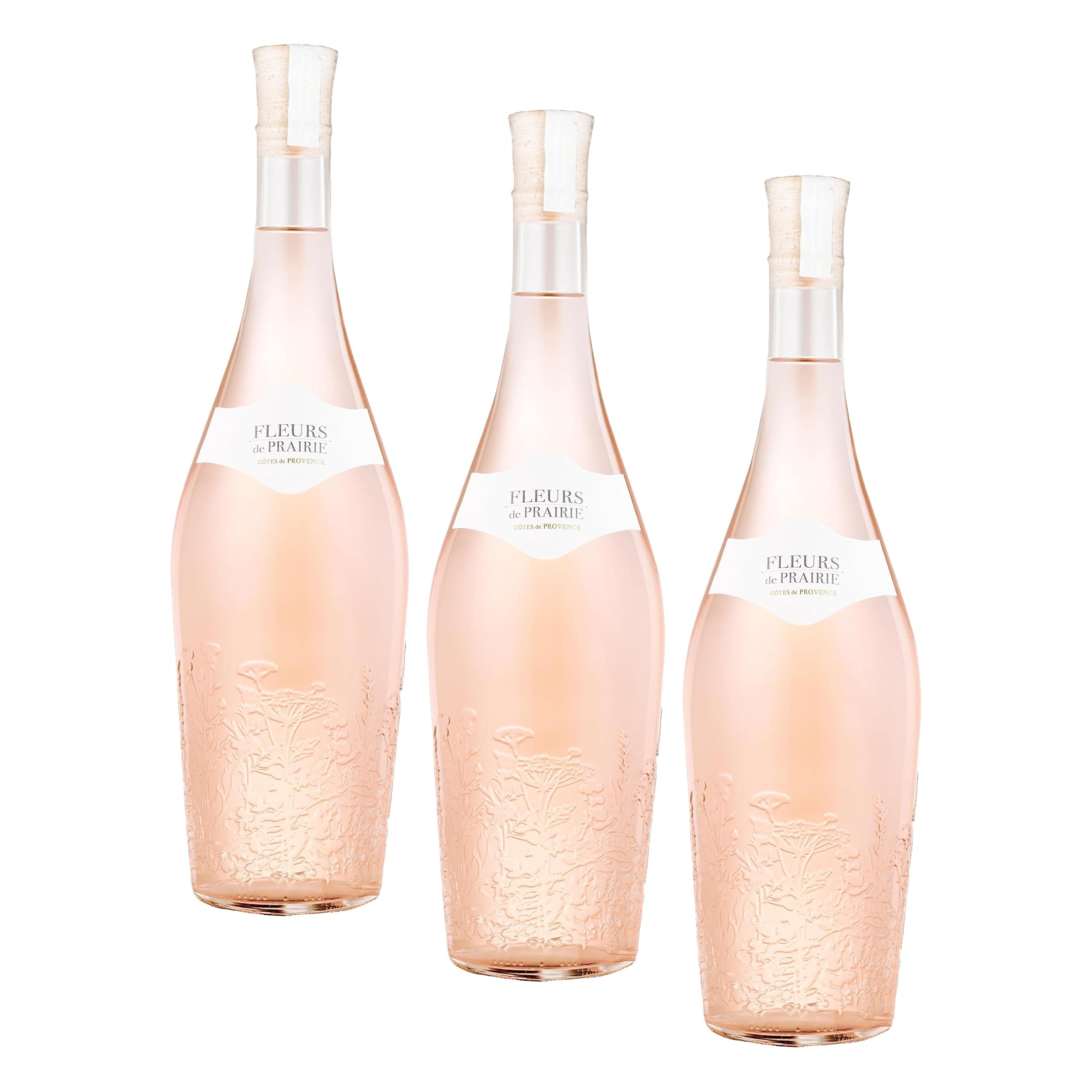 Fleurs de Prairie - Côtes de Provence, Vin rosé Magnum (1 x 1,5L) (Lot de 3)