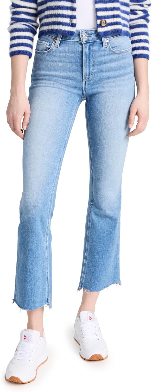 PAIGE Women's Claudine Swap Meet Jeans with Leveled Hem