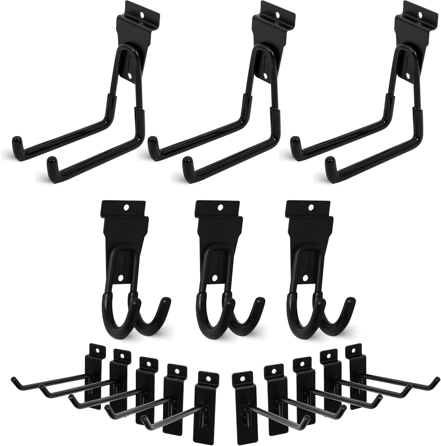 Buy Feller Slatwall Hooks Pack of 16 Bundled HeavyDuty Utility