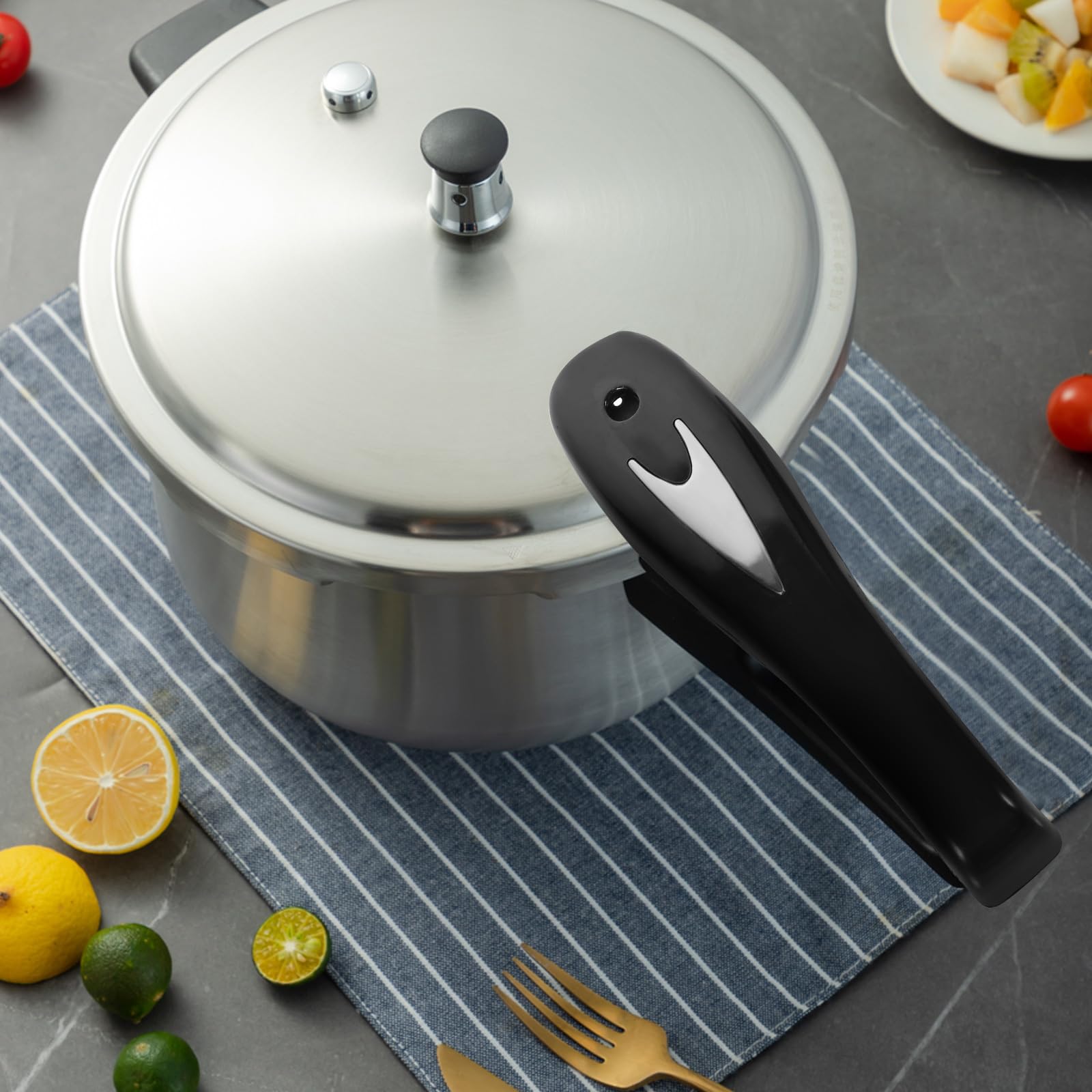 DECHOUS Pressure Cooker Handle Replacement, 1 Pair Cooking Pans Ergonomic Cooker Handle Anti-Scalding Pan Grips Handle Suitable for 18-22 Pressure Cooker