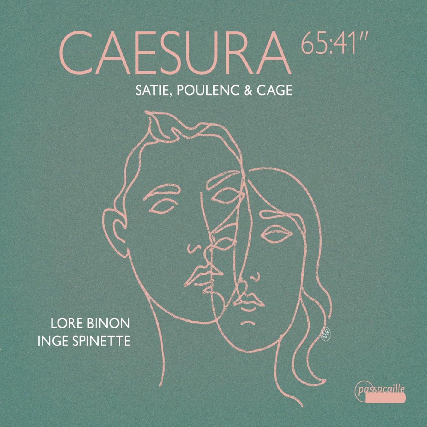 Eric Satie; Francis Poulenc; John Cage: Caesura 65:41