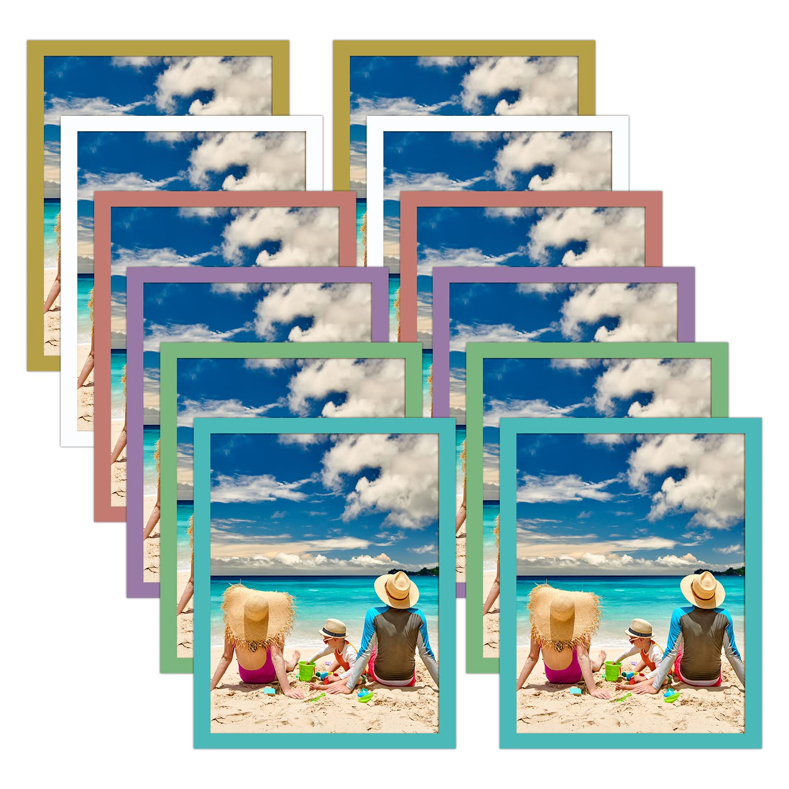 Amazon.com - CRUGLA 12 Packs 8.5x11 Magnetic Picture Frames for