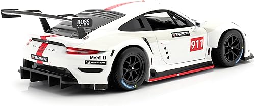 Miniatura 3 de Bburago Bburago 28013 - Modelos de autos fundidos a presión Porsche 911 RSR GT #911 White Race Series 124