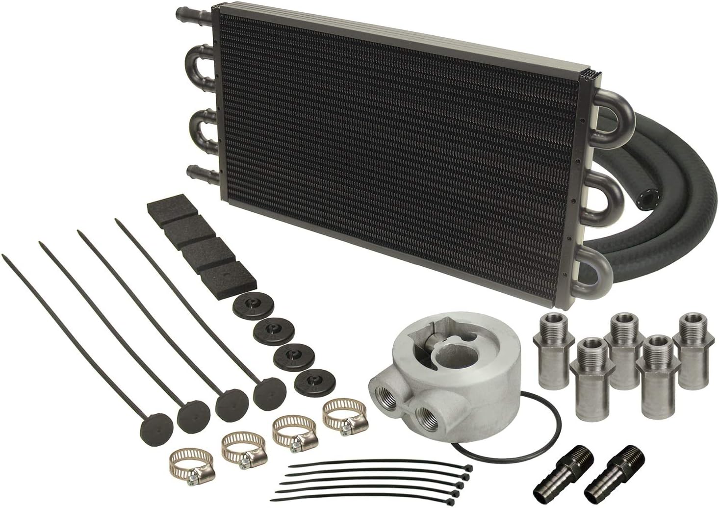 Derale 15502 Engine Oil Cooler Kit,Black