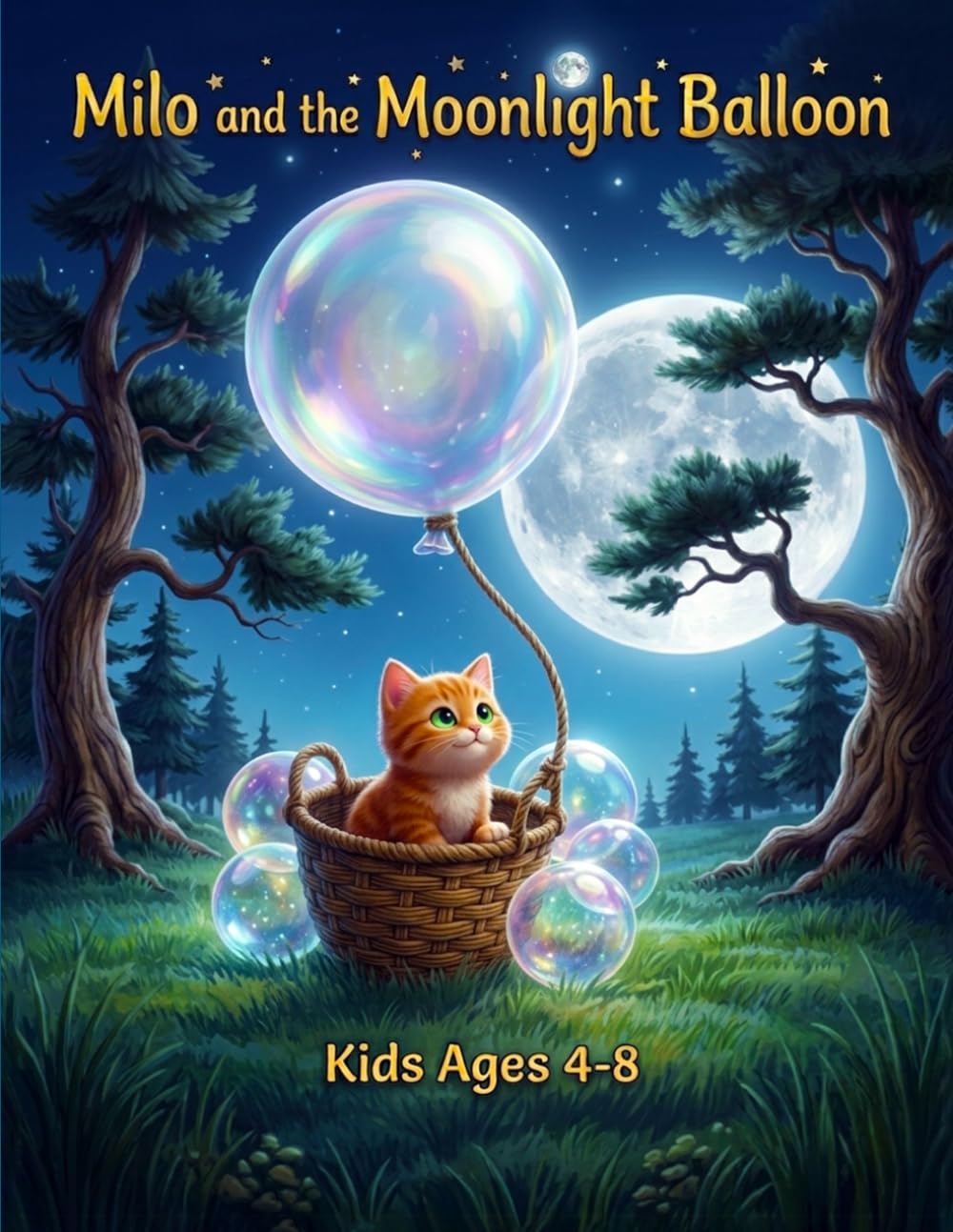 Milo and the Moonlight Balloon: A Magical Adventure of Friendship, Kindness, and Courage for Ages 4–8