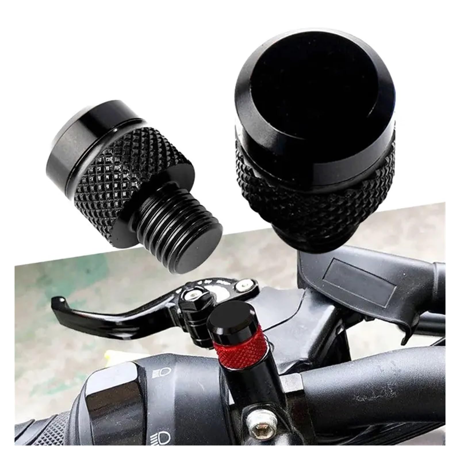 Bouchons De Trou De Miroir M10x1.25 Aluminium Pour Yamaha MT07 MT09 MT10 - Vis CNC