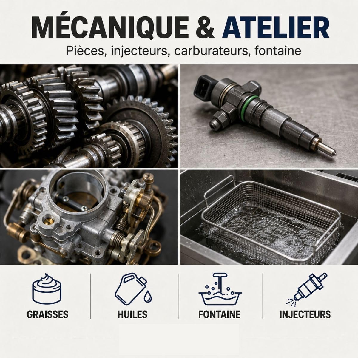 Solvant Dégraissage Mécanique Nettoyant Injecteur Carburateur 5 L | Dégraisse la Mécanique sans Trace Ni Film, Pièces, Injecteurs, Carburateurs, Avant Peinture - Arcane Industries