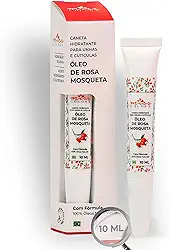 Caneta Hidratante de Óleo de Rosa Mosqueta para Unhas e Cutículas – Hidratação Profunda, Nutrição e Regeneração – 100% Natural – 10ml – Miss Colors
