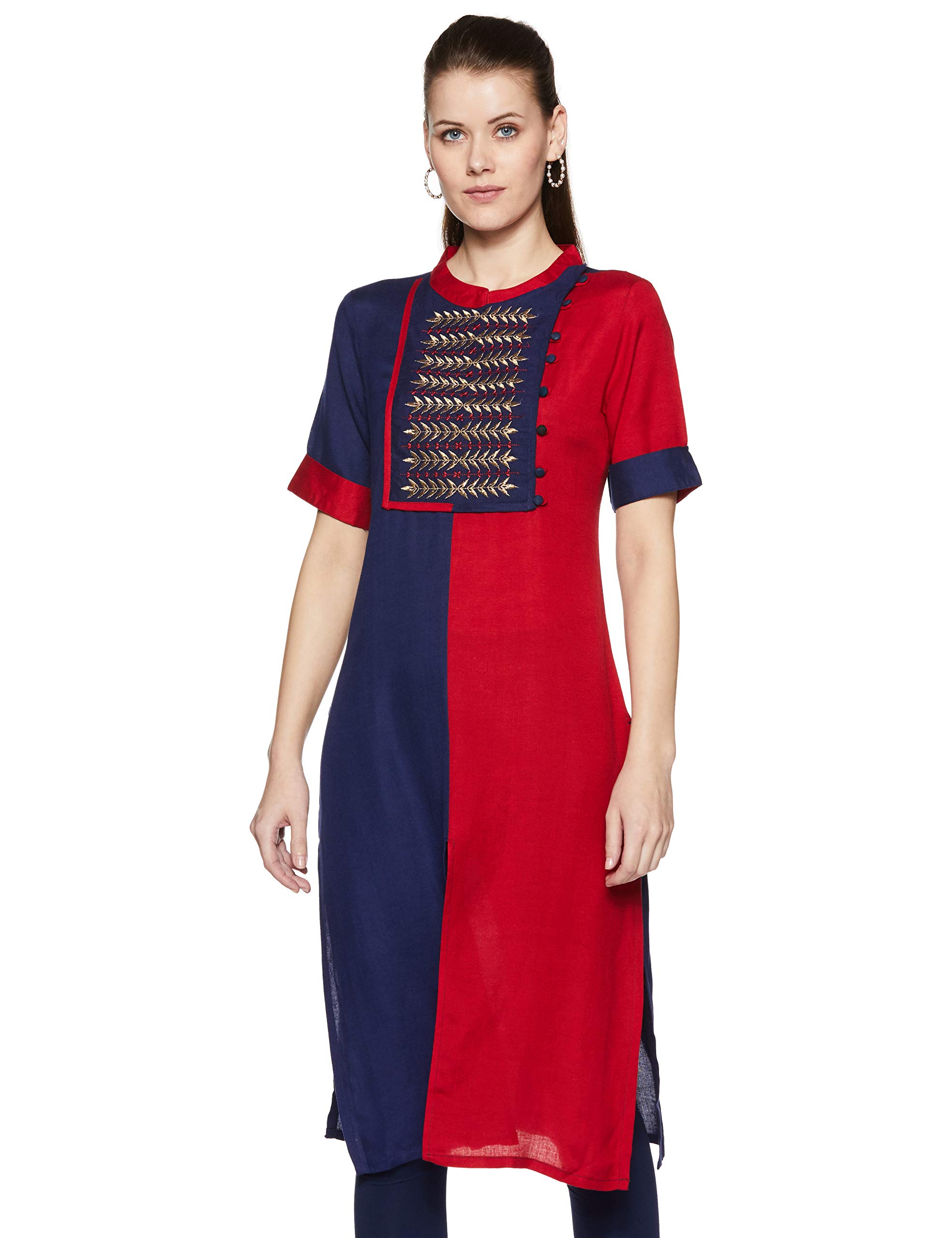 KarigariWomen's Rayon A-Line Kurta