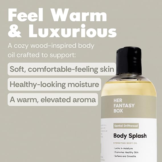 Her Fantasy Box | Fresh at Work Set Turmeric Body Wash, Sensitive Probiotic Wash, Mint Deodorant, Chlorophyll Capsules, Santal Driftwood Body Oil & Wipes