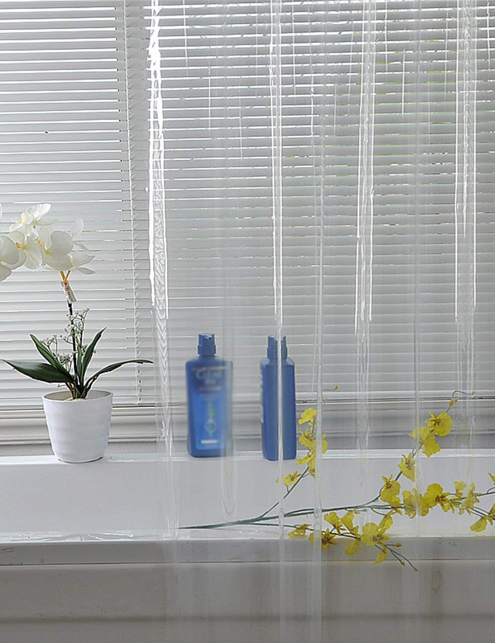 Mu Home - Cortina de ducha impermeable para baño (una variedad de tamaños), 240 x 180 cm.