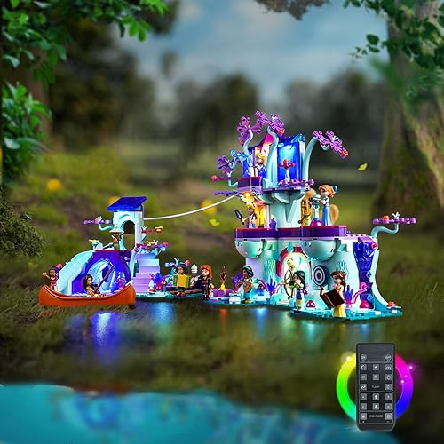 Miniatura 8 de BrickBling Kit de iluminación LED para Lego Disney The Enchanted Treehouse 43215, luz creativa para Lego 43215-No incluye modelo