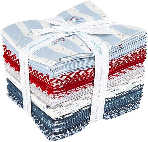 Miniatura 2 de Riley Blake Designs Riley Blake Winterland Fat Quarter - Paquetes de 21 piezas, Multi Yard