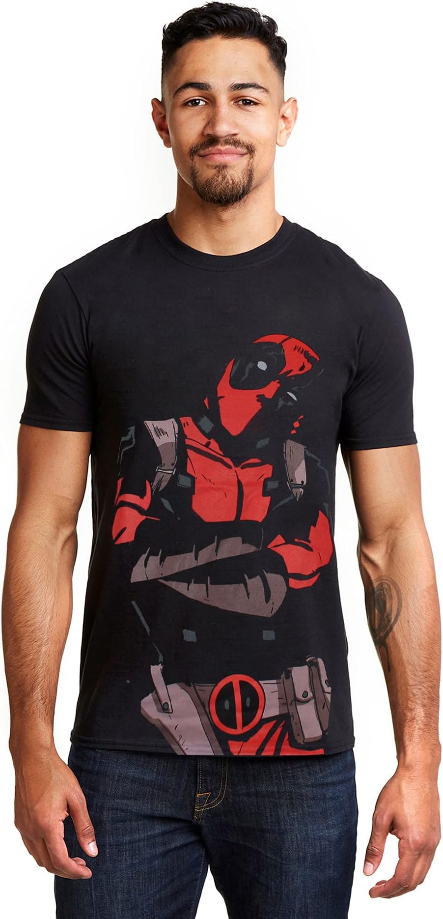 Marvel Men's Deadpool Talking T - Shirt