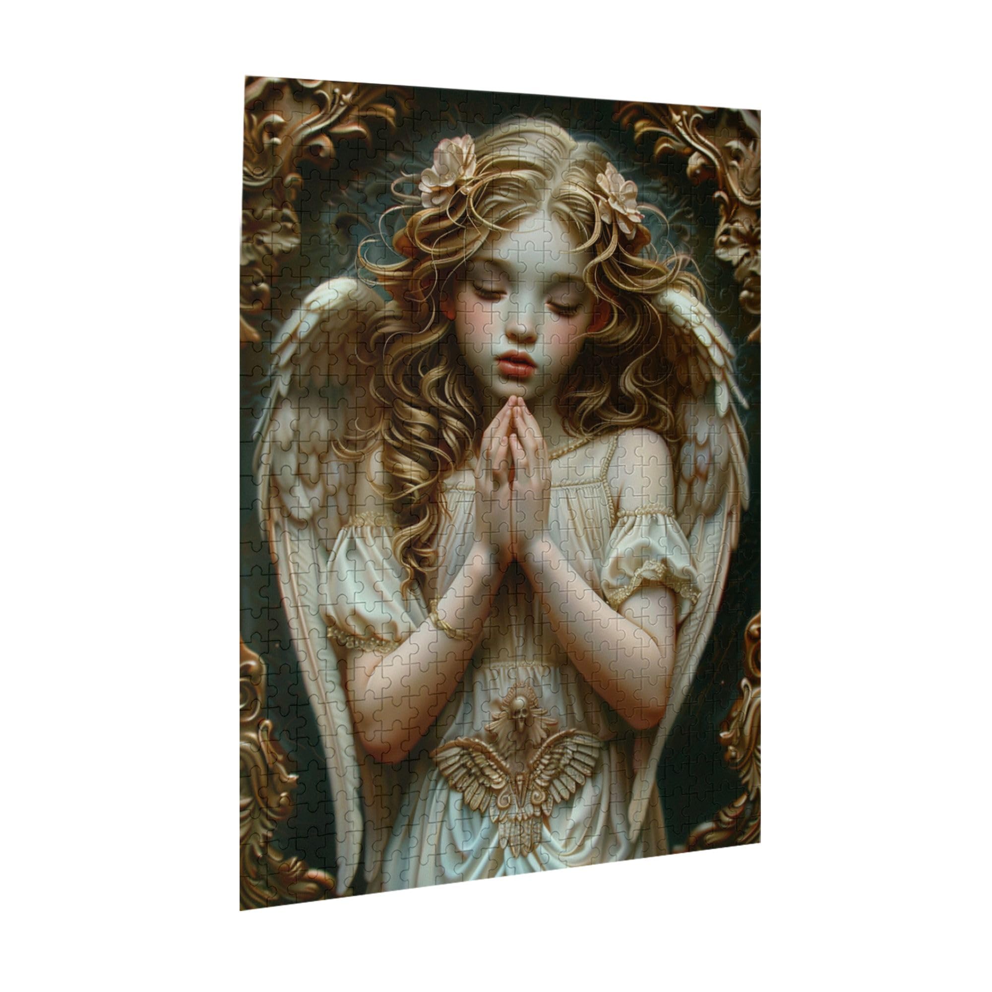 Amazon.com: MA6GE8DE Retro Angel Praying 500 Piece Puzzle for