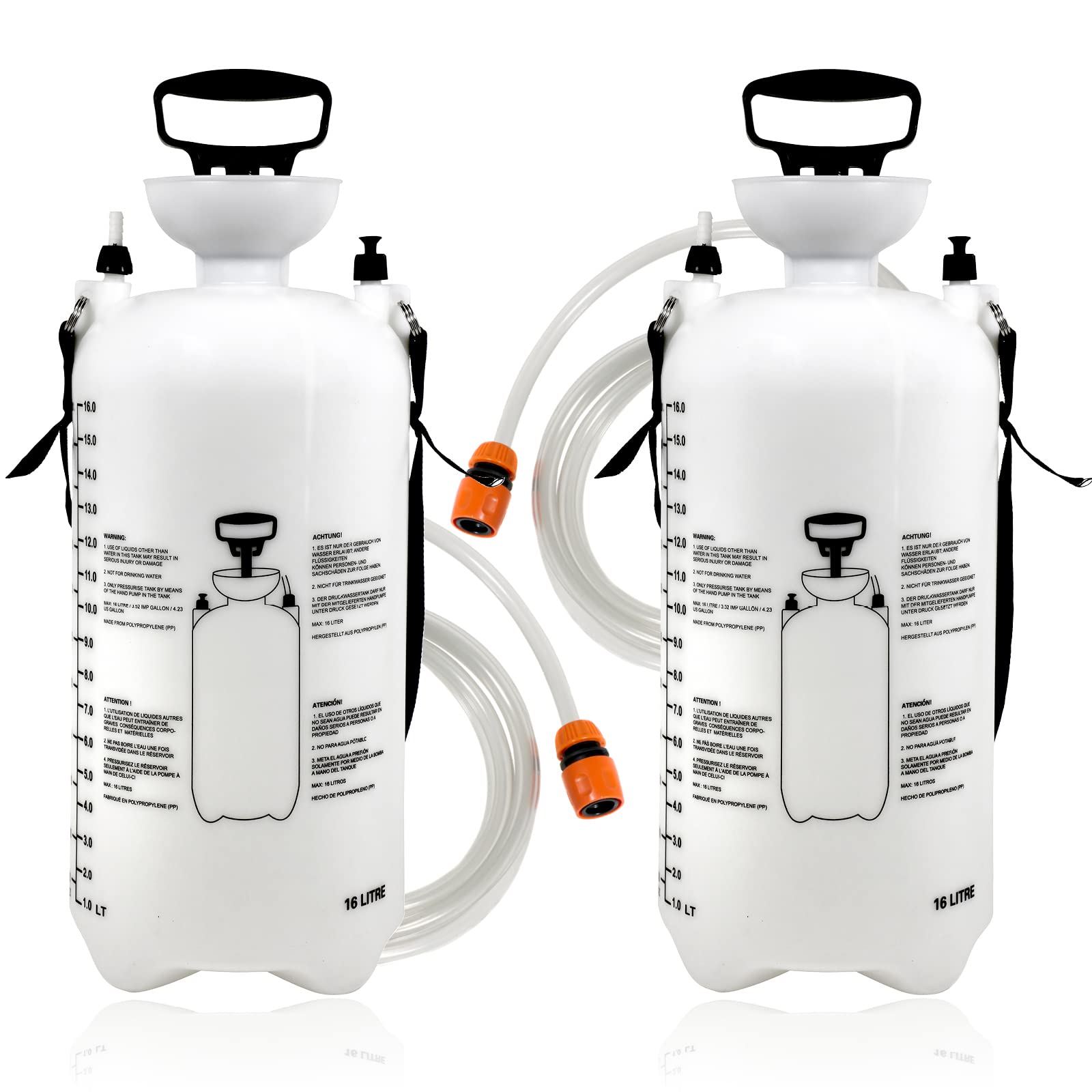 Spares2go Dust Suppression Water Bottle Compatible With Stihl Ts400 Ts410 Ts420 Ts480i Saw Disc Cutter X 2
