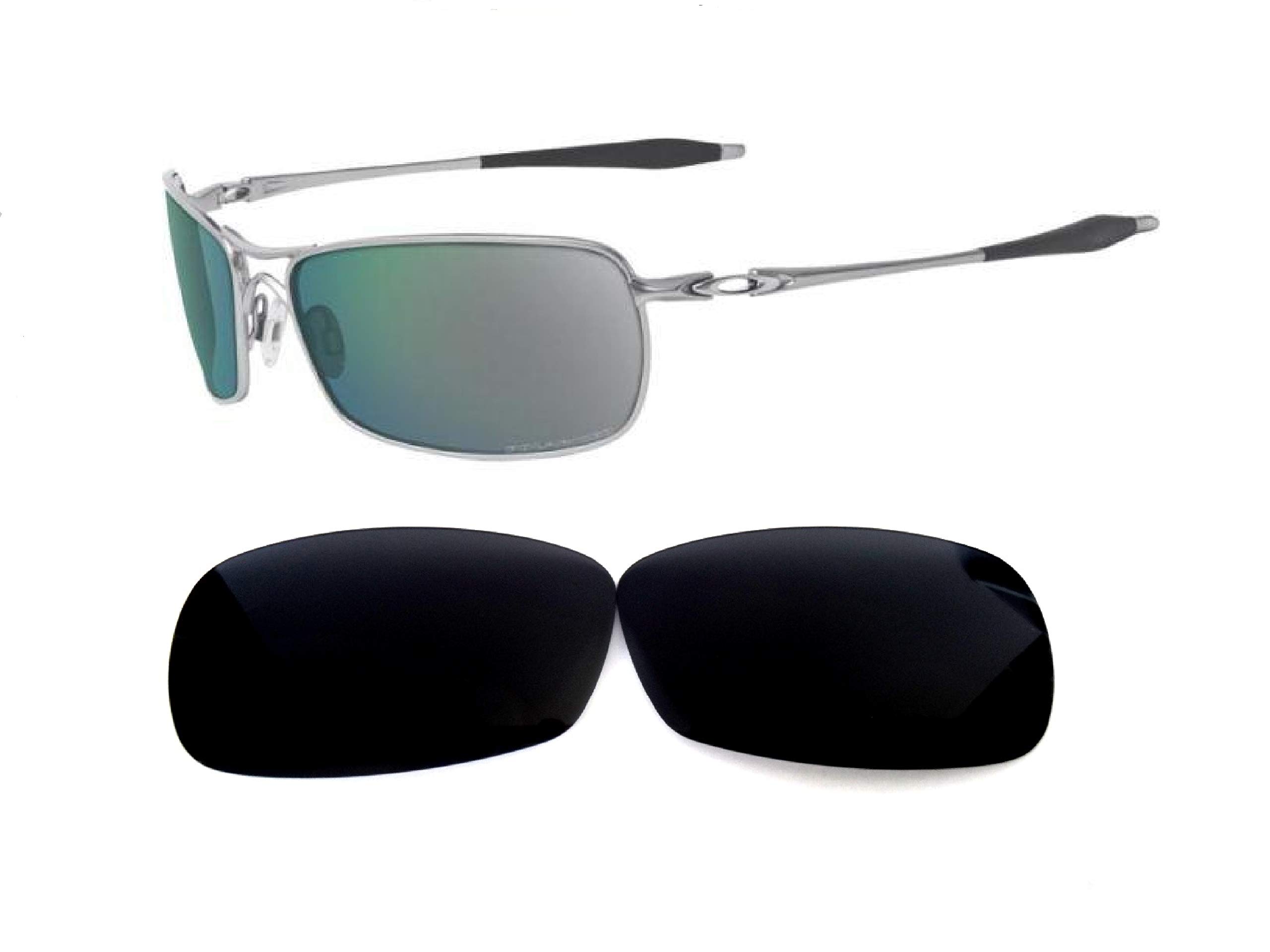 Galaxylense Unisex Black Galaxy Replacement Lenses For Oakley Crosshair 2.0 Polarized, Size: Regular