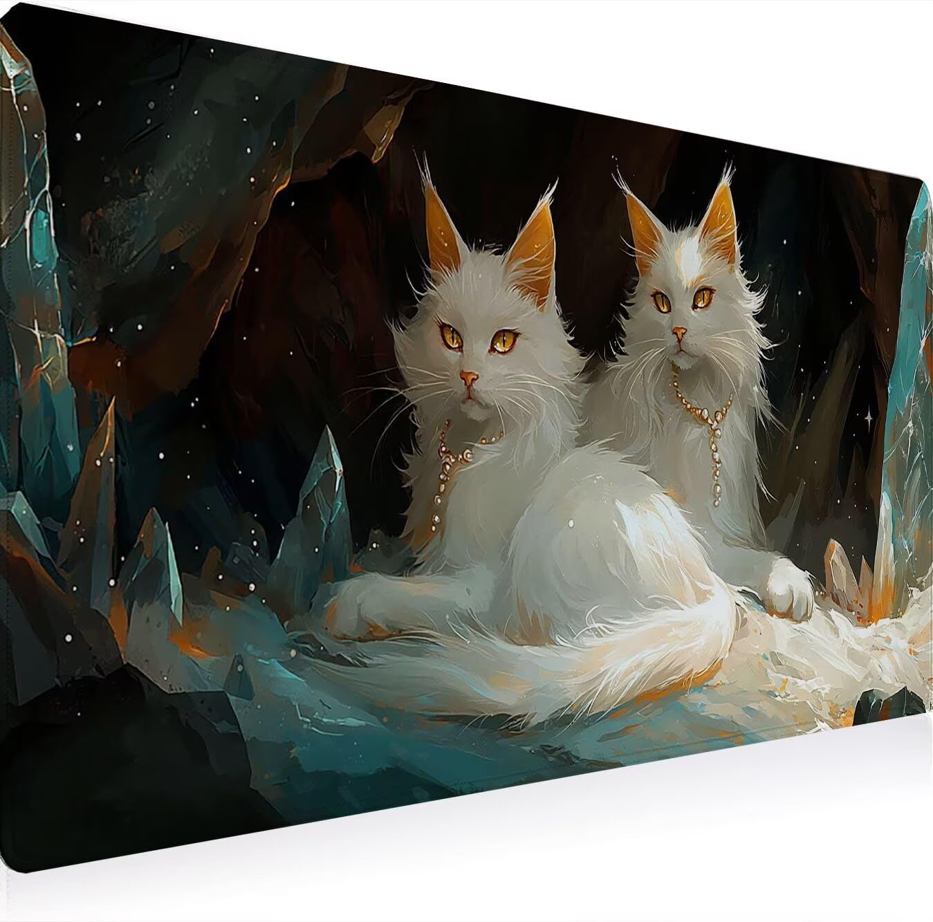 Podkładka pod mysz, podkładka pod mysz XXL 1200 x 600 mm podkładka pod mysz dla graczy, wodoodporna gumowa podstawa, duża, podkładka pod mysz do gier szyte krawędzie wodoodporna antypoślizgowa, dom
