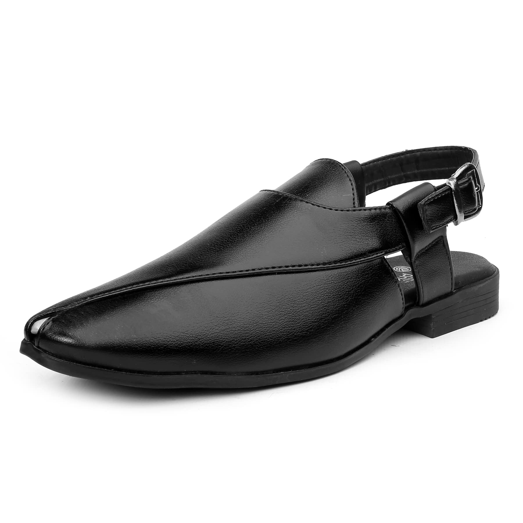 Bacca Bucci Mens Nobility Close Toe Outdoor Ethnic Sandal/Open Shoes with Buckle Closure - Tan UK-07 (B09R4TQXZ9) Amazon Price History, Amazon Price Tracker