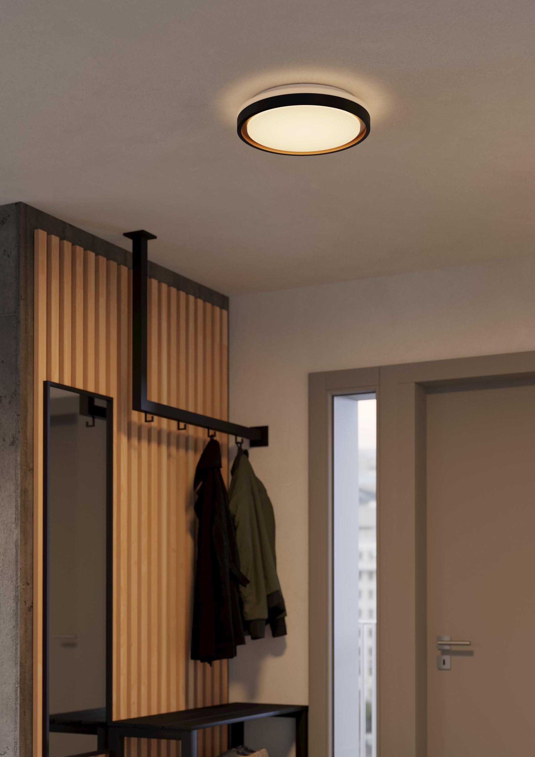 EGLO connect.z Smart Home LED Deckenleuchte Maleramara-Z, ZigBee + Matter