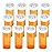Plastic Medicine Pill Bottles with Child Resistant Caps - Push Down and Turn - Prescription Vial, Medicine Container, Pill Cases Dispenser Organizers (12pcs, 16 Dram)