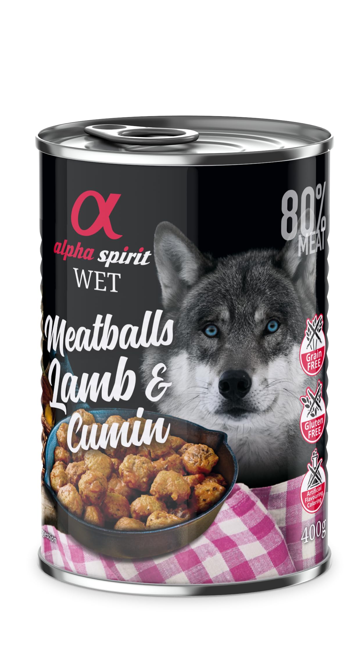 Meatballs with Lamb and Cumin Pet Food 400G