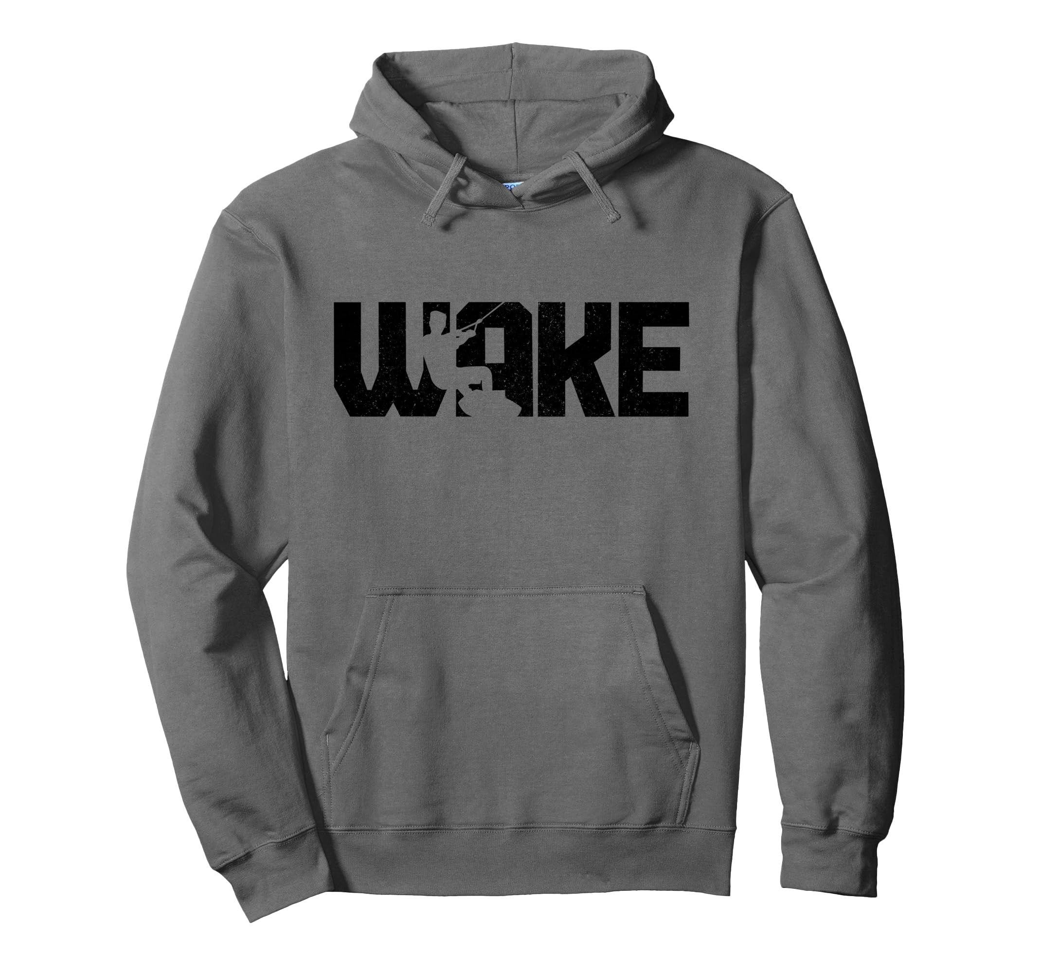 We Love Wakeboarding - Wakeboard Apparel Co. Vintage Wakeboarder Pullover Hoodie