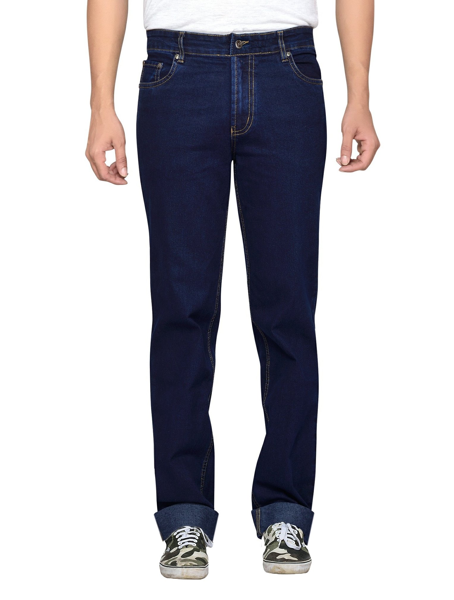 Men's Relaxed Fit Stretchable Jeans (Made in India)