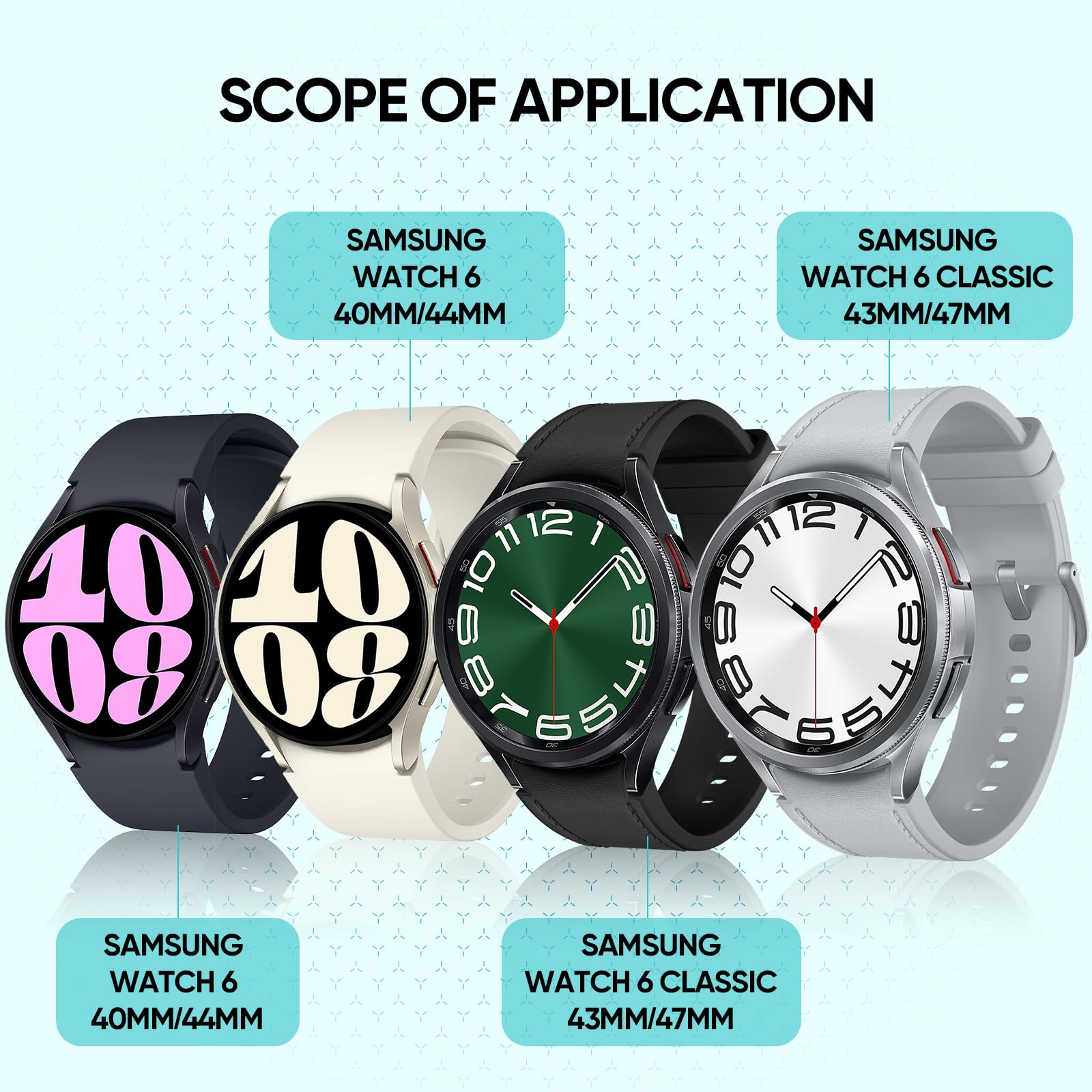 [2-Pack] Charger Cable ONLY for Samsung Galaxy Watch 6, Replacement Charging Cable, 3.3ft